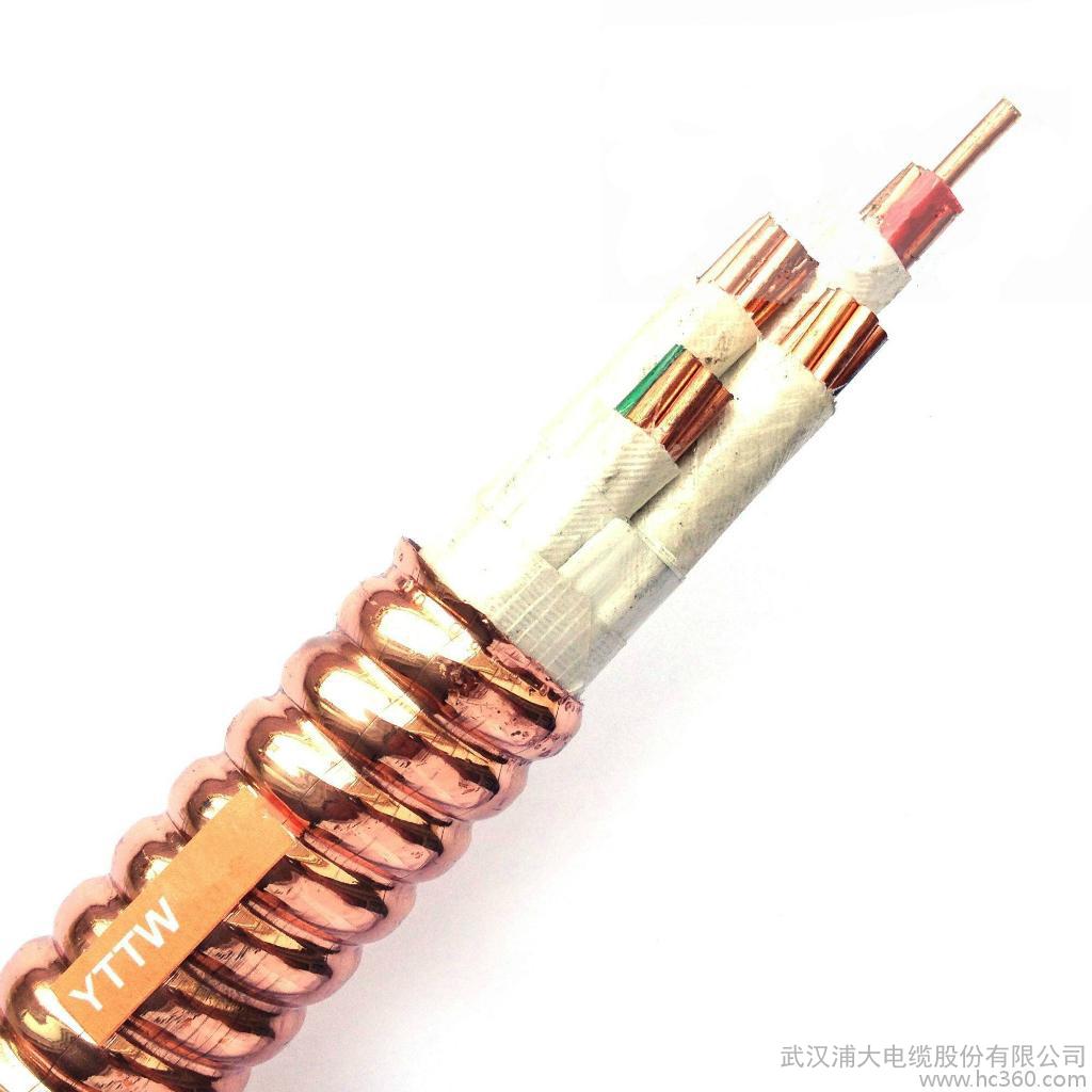 YTTW-銅絞線、氟云母帶絕緣、銅帶縱向包裹連續(xù)焊接護(hù)套礦物絕緣電纜